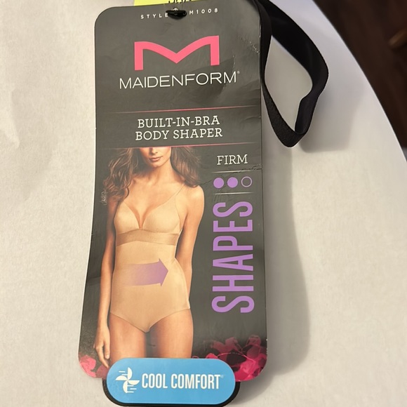 🖤NWT Maidenform Black 36B Endlessly Smooth Body Briefer Firm Control - Picture 4 of 5
